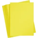 Bastelkarton, A5, 180 g, Sonnengelb, 100 Bl./ 1 Pck