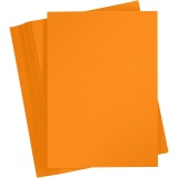 Karton, farbig, A5, 180 g, Orange, 100 Bl./ 1 Pck