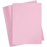 Bastelkarton, A5, 180 g, Hellpink, 100 Bl./ 1 Pck
