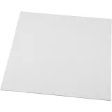 Leinwandplatte, Größe 30x30 cm, Dicke 3 mm, 280 g, Weiß, 12 Stk/ 1 Pck