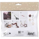 Mini Kreativ Set Dekoration, Sterne, Rot, 1 Pck