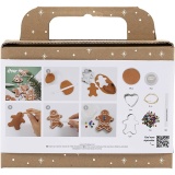Kreativ Set Modellieren, Kleine Kuchenfiguren, Mittelbraun, 1 Pck