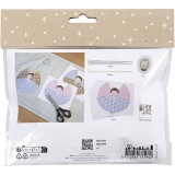 Mini Kreativ Set Papierdeko, Engel, Sortierte Farben, 1 Pck