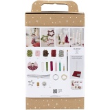Kreativ Set Tischdeko, Engel, Weihnachtsbäume, Sterne, Sortierte Farben, 1 Pck