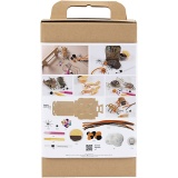 Kreativ Set Dekoration, Insekten, Würmer und Grabsteine, Sortierte Farben, 1 Pck