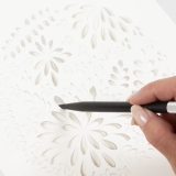 Kreativ Set Papierkunst, Papier zum Aufhängen, Creme, 1 Pck