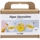 Mini Kreativ Set Papierdeko, Karton zum Verzieren, 1 Set