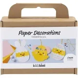 Mini Kreativ Set Papierdeko, Karton zum Verzieren, 1 Set