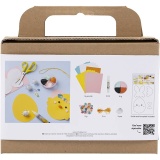 Mini Kreativ Set Papierdeko, Karton zum Verzieren, 1 Set