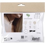 Mini Kreativ Set Schmuck, Aventurinherz, Transparent, 1 Pck