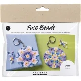 Mini Kreativ Set Bügelperlen, Anhänger/Beuteldekoration, Sortierte Farben, 1 Pck