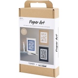 Kreativ Set Papierkunst, Bilder zum Aushängen, Creme, 1 Pck