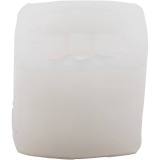 Silikonform, Quadrat mit Seifenblasen, H 5 cm, D 6 cm, B 6 cm, 1 Stk/ 1 Pck
