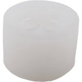 Silikonform, Quadrat mit Seifenblasen, H 4 cm, B 4 cm, D 4 cm, 1 Stk/ 1 Pck