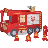 VIGA Großes Feuerwehrauto, H 109 cm, L 150 cm, B 101 cm, 1 Set
