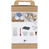 Kreativ Set Harzgießen, Skulptur, Beige, Creme, 1 Pck
