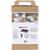 Kreativ Set Harzgießen, Vorratsglas mit Deckel, Beige, Creme, 1 Pck