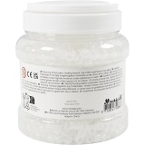UV-Perlen , L 6 mm, D 8 mm, Lochgröße 4 mm, Sortierte Farben, 320 g, 700 ml/ 1 Dose