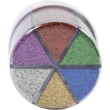 Bio Sparkles, Sortierte Farben, 6x28 ml/ 1 Dose