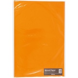 Glanzpapier, Blatt 32x48 cm, 80 g, Orange, 25 Bl./ 1 Pck