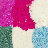 Biologisch abbaubarer Sparkles & Pailletten, Pastellfarben, 6x7 ml/ 1 Pck
