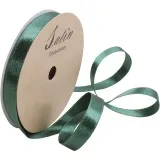 Satinband, B 10 mm, Grün, 10 m/ 1 Rolle