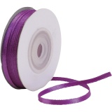 Satinband, B 3 mm, Dunkellila, 30 m/ 1 Rolle