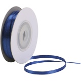 Satinband, B 3 mm, Königsblau, 30 m/ 1 Rolle