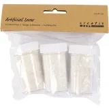 Kunstschnee, Weiß mit Glitter, 3x27 ml/ 1 Pck
