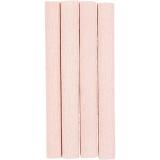 Krepppapier, Blatt 25x60 cm, Kreppanteil: 180%, 105 g, Rosa mattiert, 4 Bl./ 1 Pck