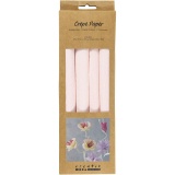 Krepppapier, Blatt 25x60 cm, Kreppanteil: 180%, 105 g, Rosa mattiert, 4 Bl./ 1 Pck