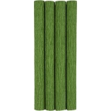 Krepppapier, Blatt 25x60 cm, Kreppanteil: 180%, 105 g, Lindgrün, 4 Bl./ 1 Pck