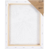 Mal-Leinwand mit Aufdruck, Großer Schmetterling, T 1,6 cm, Größe 24x30 cm, 360 g, 1 Stk
