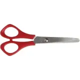 Schulschere, L 14 cm, Rund, für Linkshänder , 12 Stk/ 1 Pck