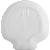 Silikonform, Muschelschale, H 2,5 cm, L 14,5 cm, B 14 cm, 1 Stk