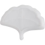 Silikonform, Gingko-Blatt, H 1,5 cm, L 18,5 cm, B 14,8 cm, 1 Stk