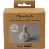 Silikonform, Kerzenhalter Muschel, H 5,5 cm, L 6,8 cm, B 5,5 cm, 1 Stk