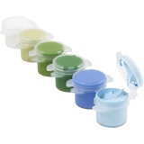Hobbyfarbe Plus Color, Harmonie in Blau-Grün, 6x5 ml/ 1 Pck