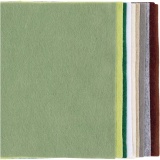 Bastelfilz, A4, Blatt 210x297 mm, Dicke 2 mm, Natur, 10 Stk/ 1 Pck