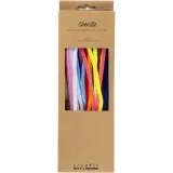 Pfeifenreiniger, L 30 cm, Dicke 6 mm, Sort. Farben, 25 sort./ 1 Pck