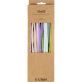 Chenilledraht, L 30 cm, Dicke 6 mm, Pastellfarben, 25 sort./ 1 Pck