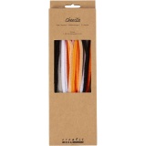 Chenilledraht, L 30 cm, Dicke 6 mm, Halloween Farben, 25 sort./ 1 Pck