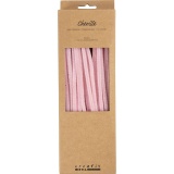 Chenilledraht, L 30 cm, Dicke 6 mm, Rosa, 50 Stk/ 1 Pck
