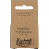 Achat Steinperlen, Größe 1x10, 12x8, 15x6 mm, Lochgröße 0,9-1 mm, Transparent Grau, 28 Stk/ 1 Pck