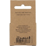 Achat Steinperlen, Größe 1x10, 12x8, 15x6 mm, Lochgröße 0,9-1 mm, Pink, 28 Stk/ 1 Pck
