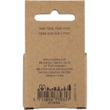Achat Steinperlen, Größe 13x8, 15x6 mm, Lochgröße 0,9-1 mm, Grün transparent, 28 Stk/ 1 Pck