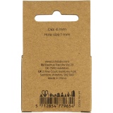 Süßwasserperlen, Längs perforiert, D 4 mm, Lochgröße 1 mm, Perlmutt, 40 Stk/ 1 Pck