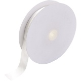 Satinband, B 25 mm, Weiß, 50 m/ 1 Rolle