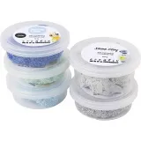 Stone Clay Mix, Harmonie in Blau-Grün, 1 Pck