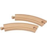 VIGA Bahngleise, Lang gebogen, L 15,8 cm, 4 Stk/ 1 Pck